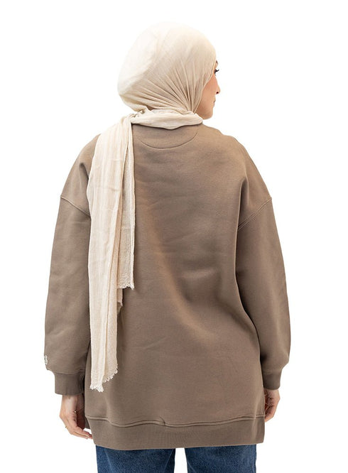 Cappuccino Long V - Over Size Sw - Round - Khotwh