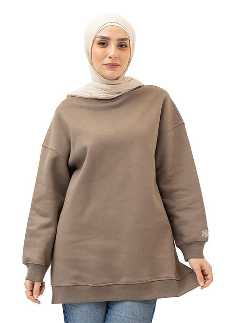 Cappuccino Long V - Over Size Sw - Round - Khotwh
