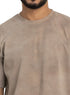 Cappuccino TieDie - Oversize Round T-Shirt - Khotwh
