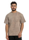 Cappuccino TieDie - Oversize Round T-Shirt - Khotwh