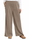 Cappuccino Velvet Wide Leg (W) - Khotwh