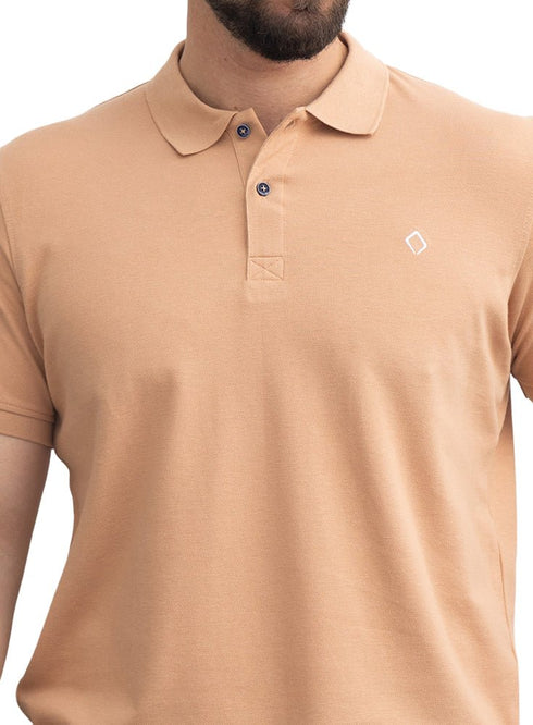 Caramel Basic Polo - Khotwh