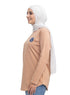 Caramel-Design 1 Printed Long-Sleeve - Khotwh