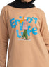 Caramel-Design 6 Printed Long-Sleeve - Khotwh