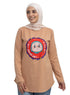 Caramel-Design 7 Printed Long-Sleeve - Khotwh