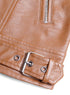 Caramel Leather Jacket - Khotwh