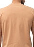 Caramel Relaxed Round T-Shirt - Khotwh