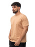 Caramel Relaxed Round T-Shirt - Khotwh