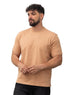 Caramel Relaxed Round T-Shirt - Khotwh