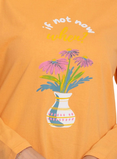 Carrot - Design 32 Printed Long - Sleeve - Khotwh