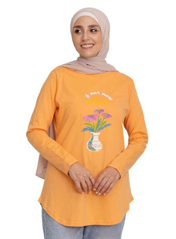 Carrot - Design 32 Printed Long - Sleeve - Khotwh
