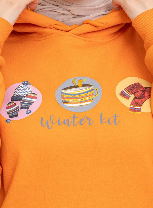 Carrot Printed - HoodieV Design 69 - Khotwh