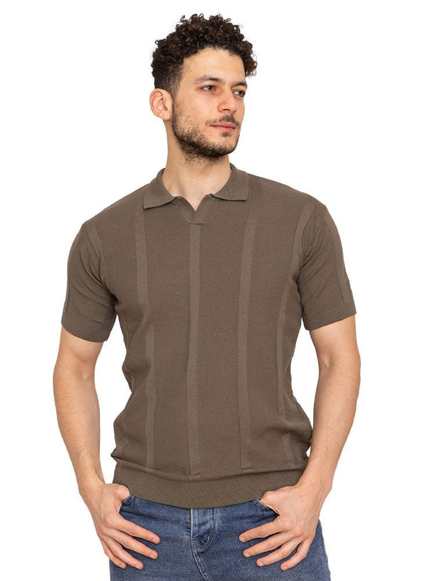 Cedar Design 12 - F - Polo Neck T-Shirt - Khotwh