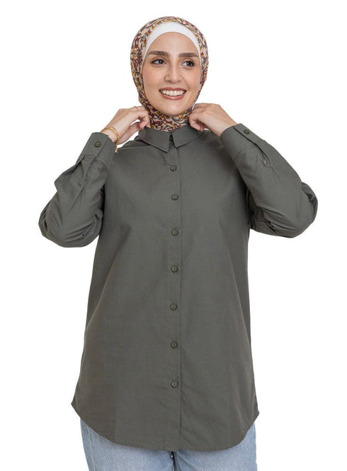 Cedar L.Oxford Shirt (W) - Khotwh