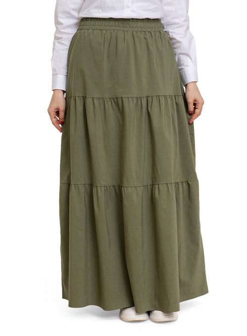 Cedar P - Tiered Skirt - Khotwh