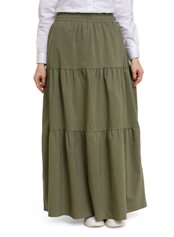 Cedar P - Tiered Skirt - Khotwh