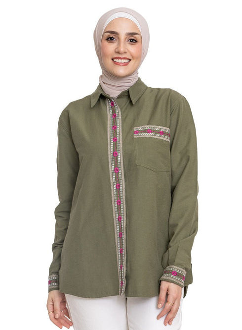 Cedar Western Shirt - Khotwh