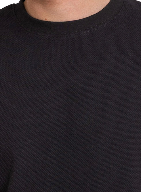 Cell - Black Squares O.S Round T-Shirt - Khotwh