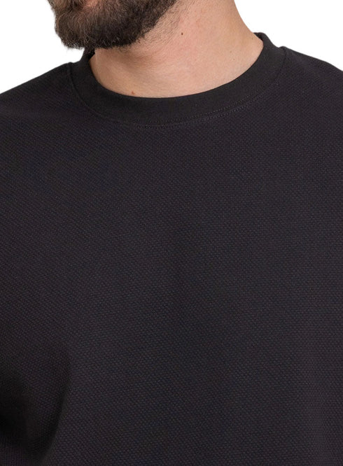 Cell - Black Squares O.S Round T-Shirt - Khotwh