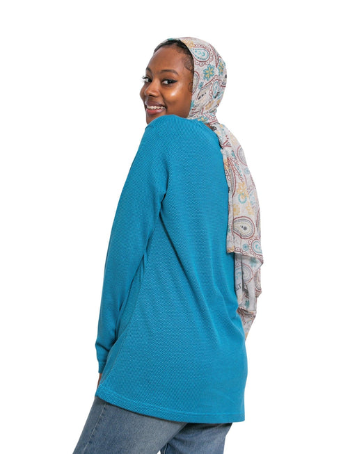 Cell Turquise B - Long - Sleeve - Khotwh