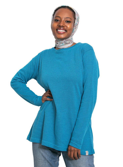 Cell Turquise B - Long - Sleeve - Khotwh