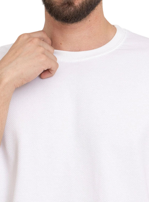 Cell - White Squares O.S Round T-Shirt - Khotwh