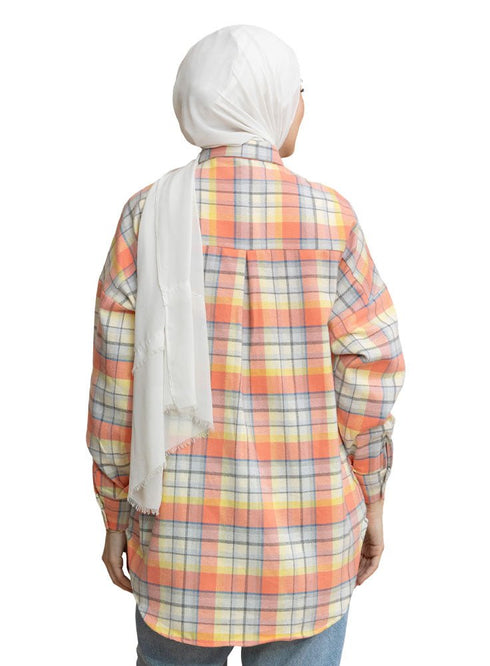 Checkered 1 Pocket O - S Shirt - Khotwh