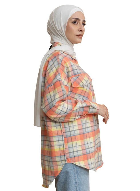 Checkered 1 Pocket O - S Shirt - Khotwh