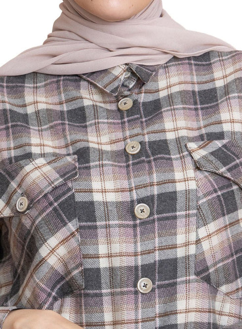 Checkered 10 Pocket O - S Shirt - Khotwh