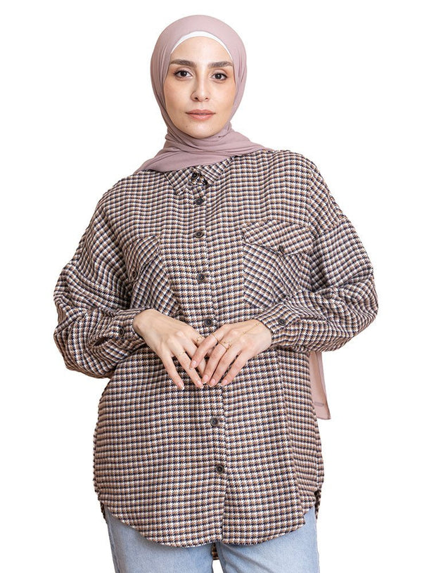 Checkered 13 Pocket O - S Shirt - Khotwh