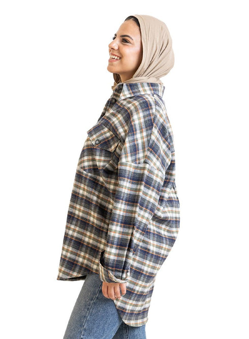 Checkered 16 Pocket O - S Shirt - Khotwh