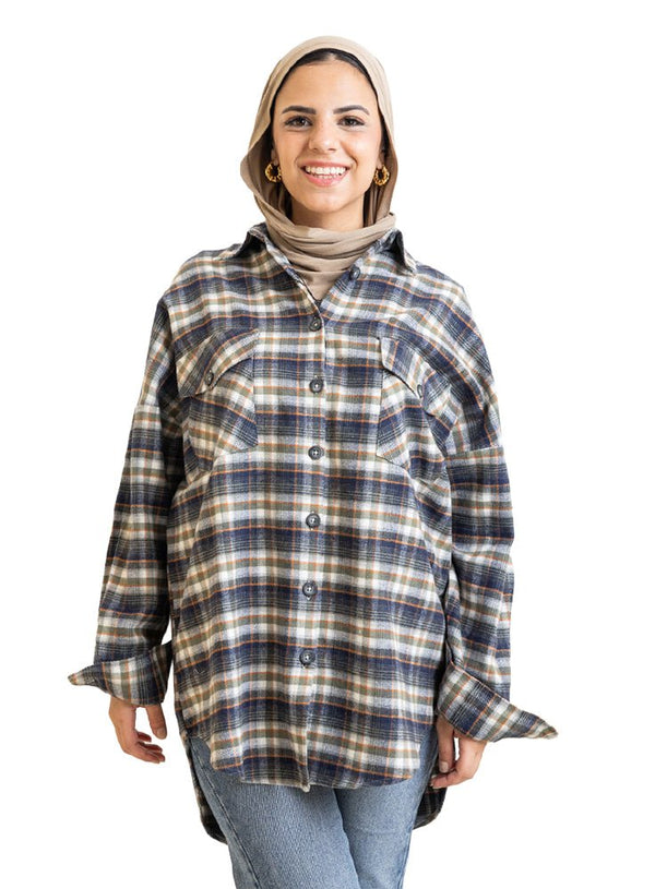 Checkered 16 Pocket O - S Shirt - Khotwh