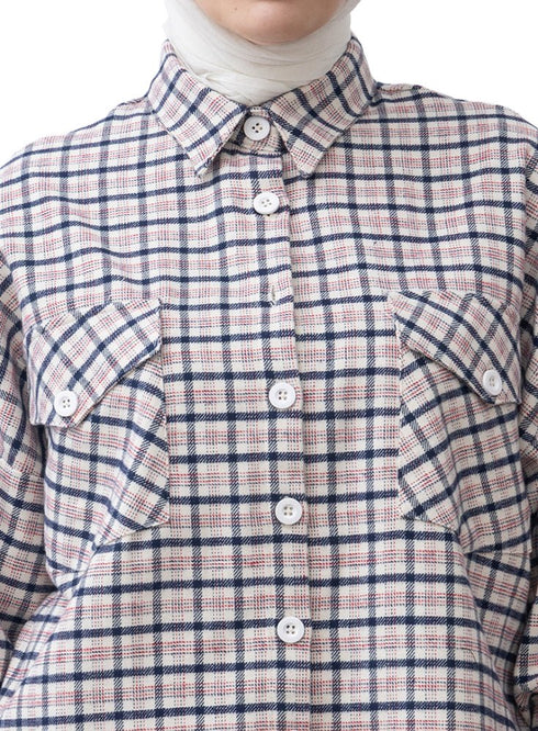 Checkered 18 Pocket O - S Shirt - Khotwh