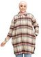 CHECKERED 19 Ultra Long Ch - Shirt - Khotwh