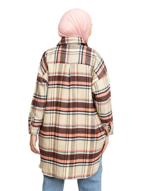 CHECKERED 19 Ultra Long Ch - Shirt - Khotwh