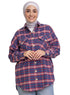 Checkered 2 Pocket Over - Size Shirt - Khotwh