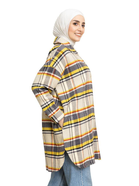 CHECKERED 21 Ultra Long Ch - Shirt - Khotwh