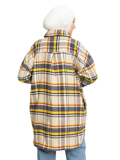 CHECKERED 21 Ultra Long Ch - Shirt - Khotwh