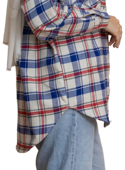 Checkered 3 Pocket O - S Shirt - Khotwh