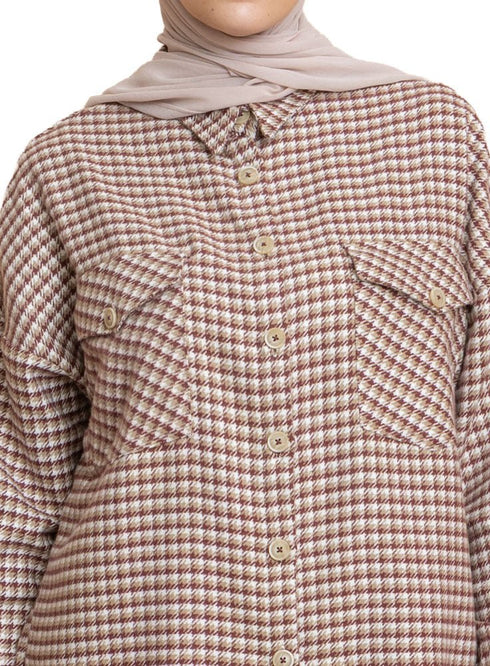Checkered 8 Pocket O - S Shirt - Khotwh