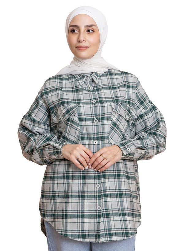 Checkered 9 Pocket O - S Shirt - Khotwh