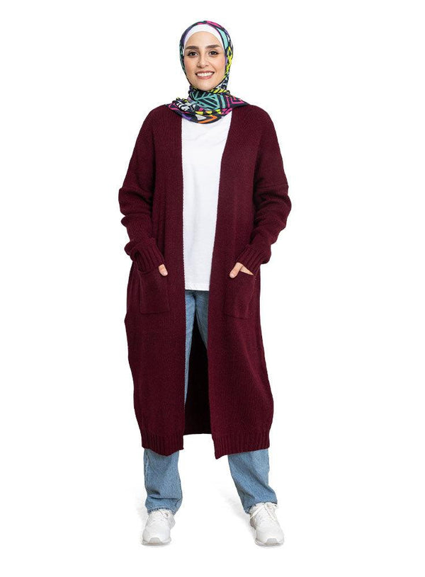 Chili Pepper Knit - Long Cardigan - Khotwh