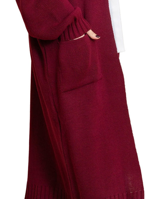 Chili Pepper Knit - Long Cardigan - Khotwh