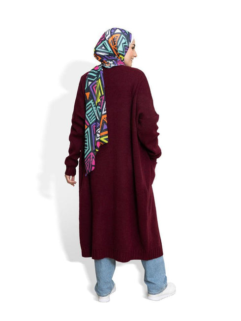 Chili Pepper Knit - Long Cardigan - Khotwh