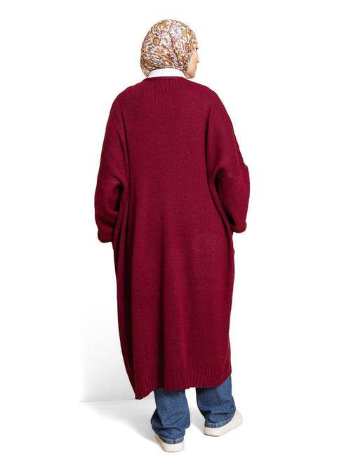 Chili Pepper Knit - Long Cardigan - Khotwh