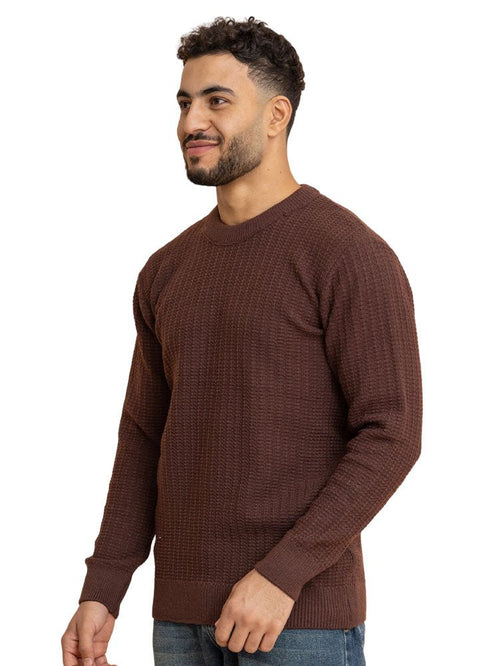 Chocolate Basic Round Pullover - Khotwh