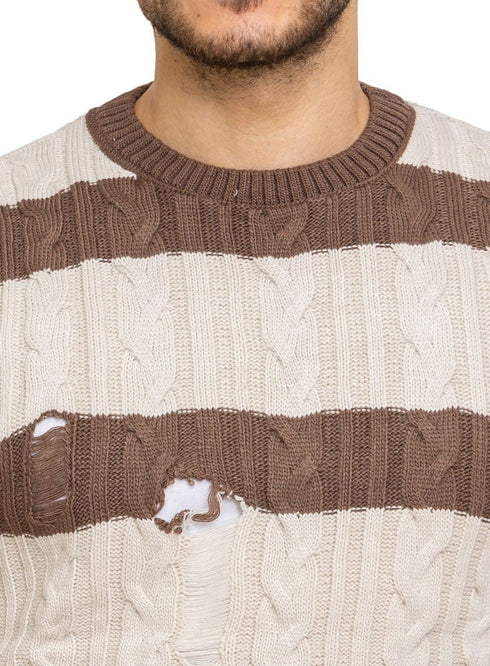 Chocolate - Design p2238 PF - Round Pullover - Khotwh