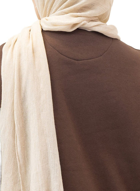 Chocolate Long V - Over Size Sw - Round - Khotwh