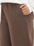 Chocolate Melton Wide Leg (W) - Khotwh