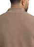 Chocolate Quarter Zipper Pullover - Khotwh